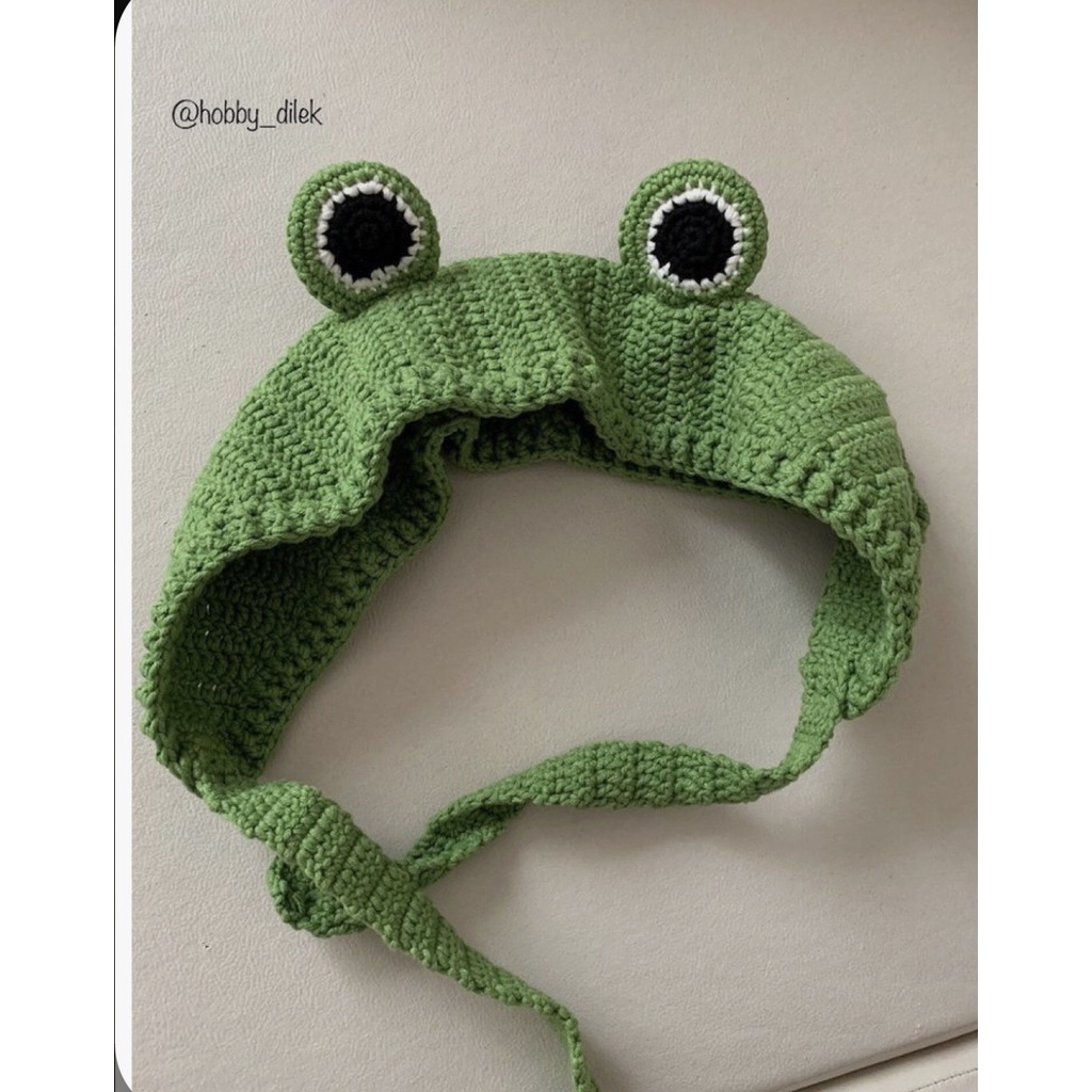 Mũ Len Ếch Handmade