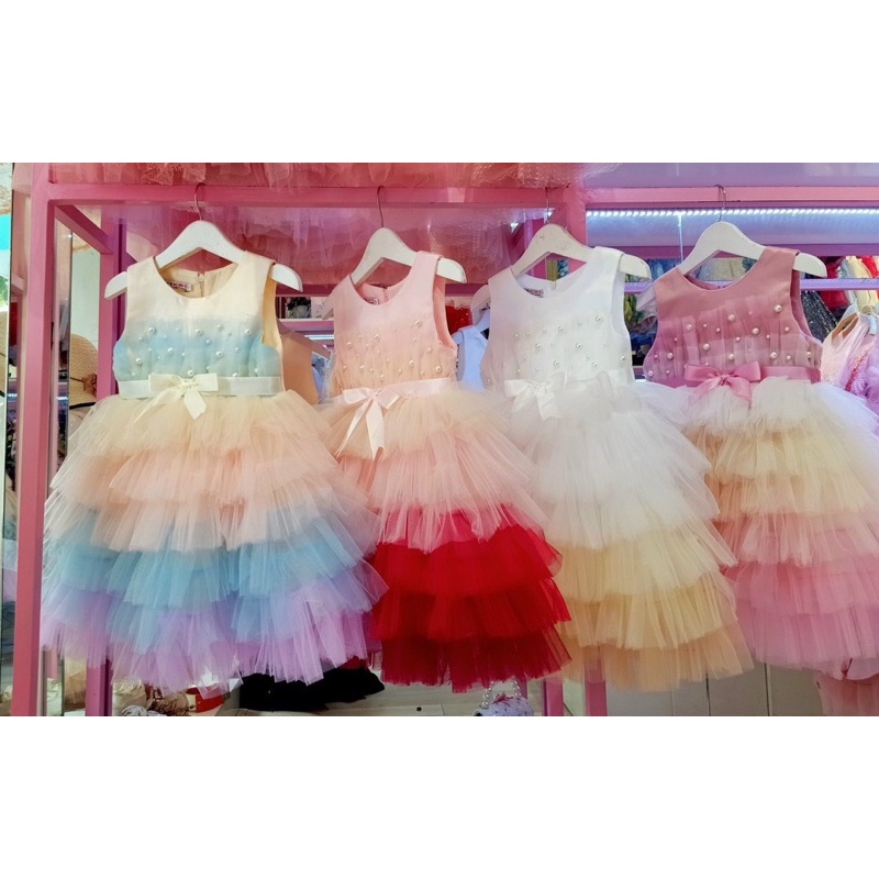 Đầm công chúa cầu vồng 20-30kg