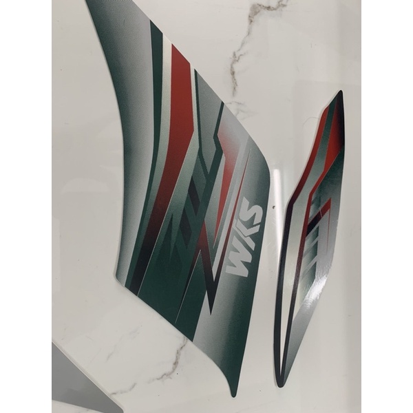 Bộ tem SYM Elegant màu xanh hàng chất lượng cao dành trang trí riêng cho dòng xe này