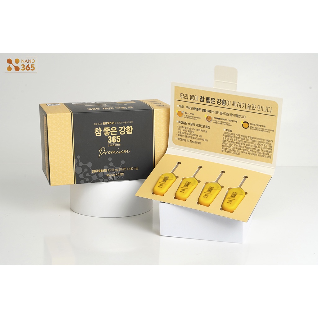 G-card Tinh Nghệ Nano 365 Premium - 4 tuýp - 3g/tuýp