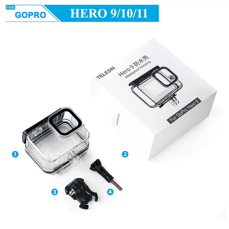 Hộp chống nước Telesin cho Gopro 9/10/11