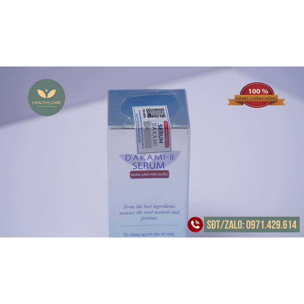 Serum Dakami ll TEM CÀO CHECK MÃ Dưỡng Trắng Da Mờ Thâm Phục Hồi Da 20ML