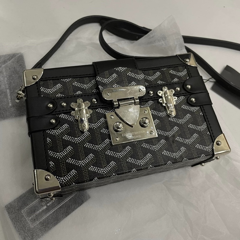 Túi Hộp Trunk Edmond Masion Madrid SS23 Khắc Logo Chính Hãng