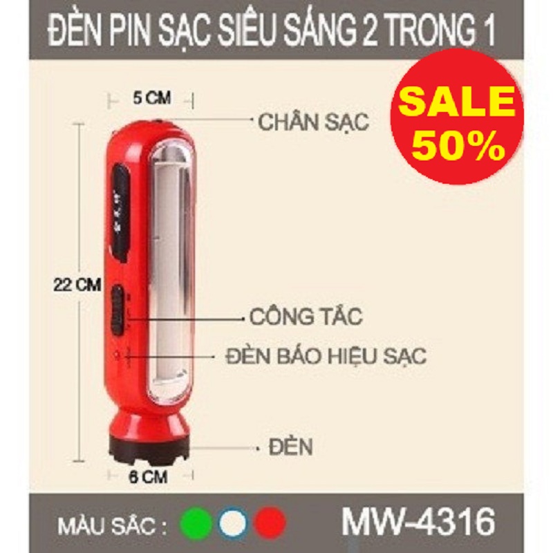 Đèn Pin LED Siêu Sáng Kiêm Đèn Bàn Tích Điện - Tiện Lợi Cho Mọi Hoạt Động, Đèn Pin Để Bàn Siêu Sáng Kiêm Đèn LED