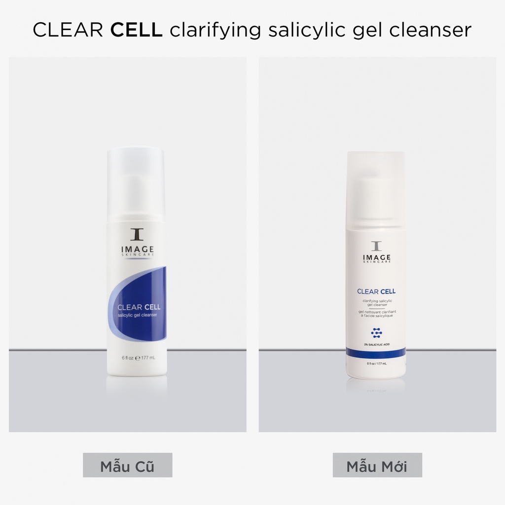 Sữa rửa mặt cho da dầu mụn Image Skincare Clear Cell Salicylic Gel Cleanser 177ml