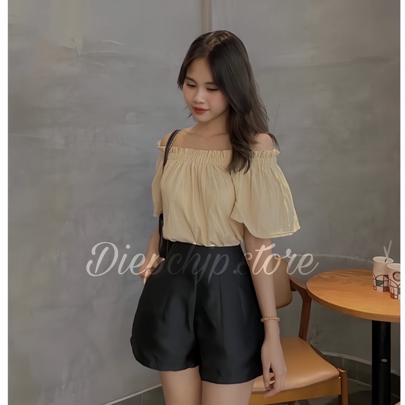 Quần tafta Hàn dáng phồng có quần lót bảo hộ bên trong giá sale cuối tháng