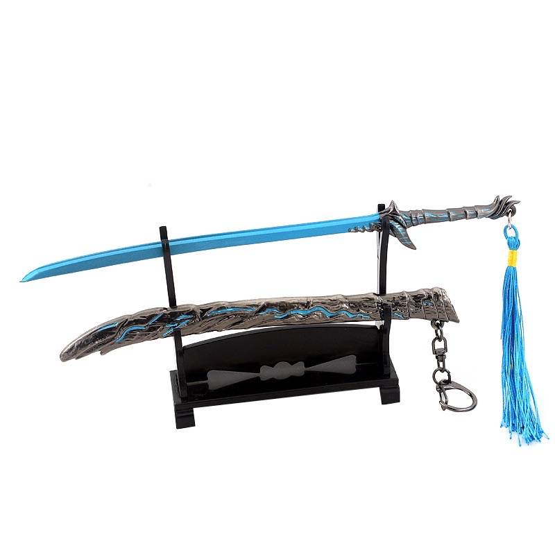 Mô hình Kiếm Yasuo game Liên Minh Huyền Thoại bằng Kim Loại Cao cấp dài 21cm mô hình trưng bày trang trí siêu đẹp