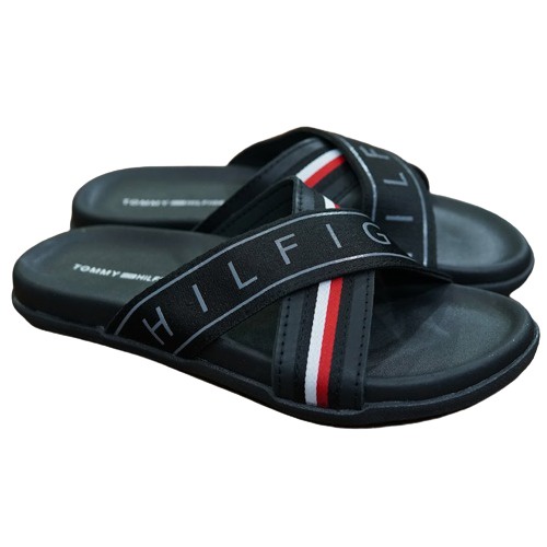 Dép T.O.M.M.Y 2 quai chéo- Đen