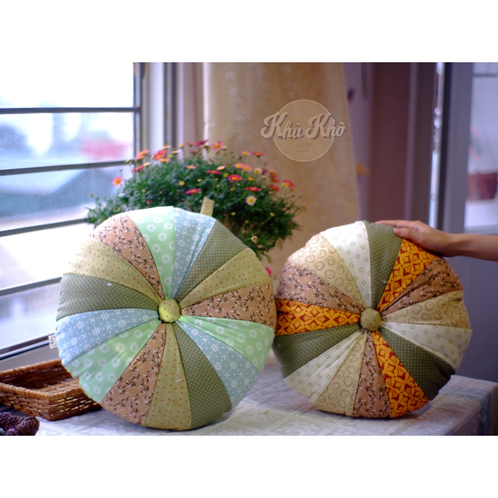 Gối bí handmade dễ thương và êm ái dùng để tựa lưng (các cậu ib để chọn màu nhó)