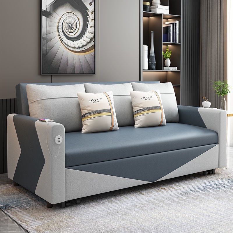 Sofa Giường Đa Năng Gấp Gọn Thành Ghế Sofa, Giường Sofa Thông Minh Có Ngăn Chứa Đồ Tiết Kiệm Không Gian - Tặng Kèm 2 Gối | BigBuy360 - bigbuy360.vn