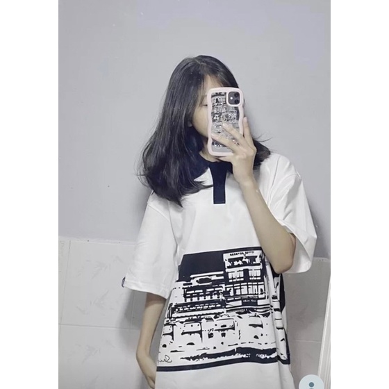 Áo Polo Unisex ROTS Form Rộng  Áo Cổ Bẻ Nhiều Màu Version SAIGON1990