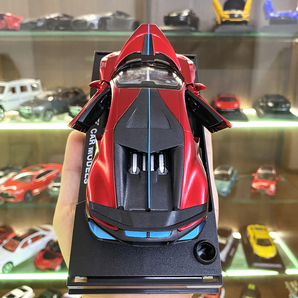 Xe mô hình kim loại giá rẻ Bugatti Divo tỉ lệ 1:32 của hãng TY 2 màu