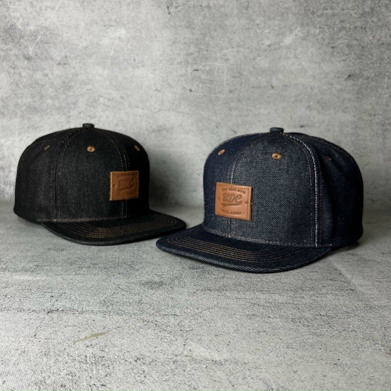 Nón snapback UDC vải jean