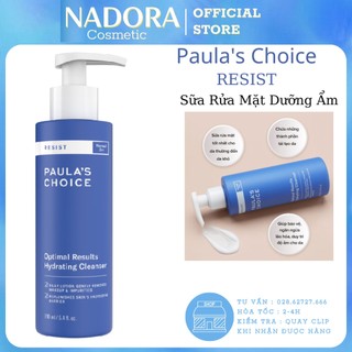 Sữa rửa mặt PAULA'S CHOICE RESIST Optimal Results Hydrating Cleanser