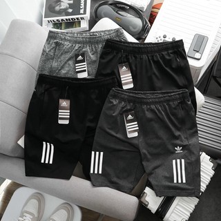 Bigsize - quần short thun nam form bigsize 80kg - 130kg - in 3 sọc