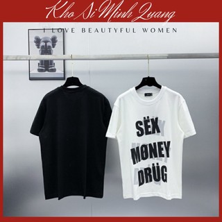 Áo Thun Unisex Dáng Rộng Nam Nữ MONEY In chữ siêu cá tính