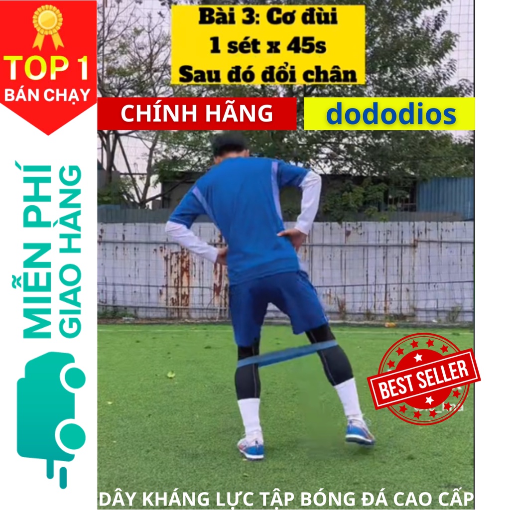 Dây kháng lực tập đá banh sút mạnh - Chính hãng dododios