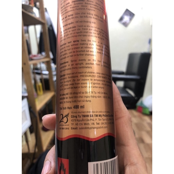 Keo xịt tóc Familiar400ml chính hãng