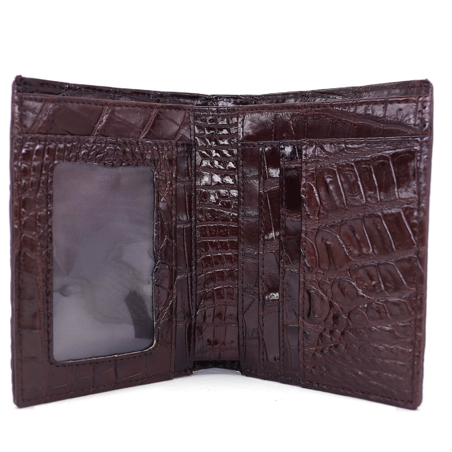 Ví Nam Da Cá Sấu Hai Mặt Dáng Đứng 2DO LEATHER Da V202 Kích Thước  Quà Tặng Cho Người Thân, Sang Trọng