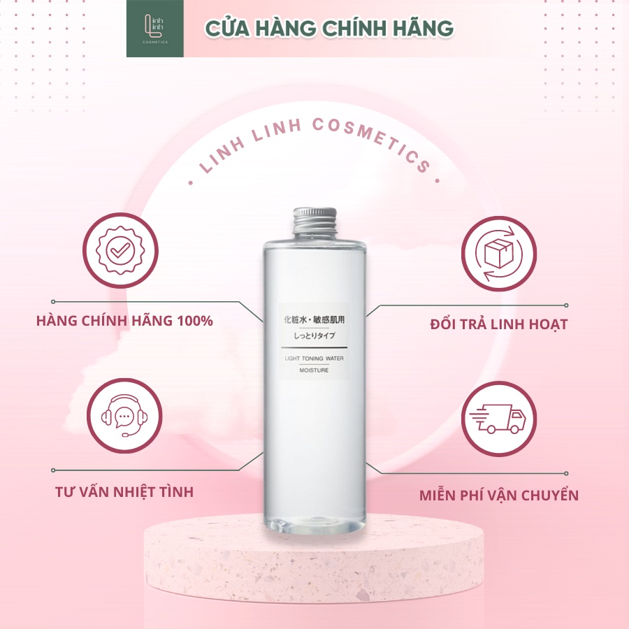 Toner muji - Nước hoa hồng MUJI LIGHT- moisture - high moisture 200ml