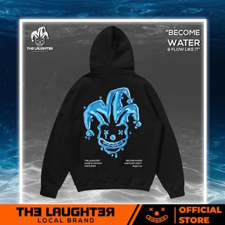 Local brand The Laughter - HOODIE WATER - Áo MŨ NỈ DA CÁ