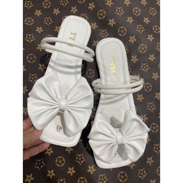 Dép mang 2 kiểu có nơ xinh xắn bigsize 35-45