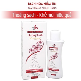 Gel vệ sinh phụ nữ Hương Linh - chiết xuất lá trầu không, lô hội  khử mùi hiệu quả - 100ml