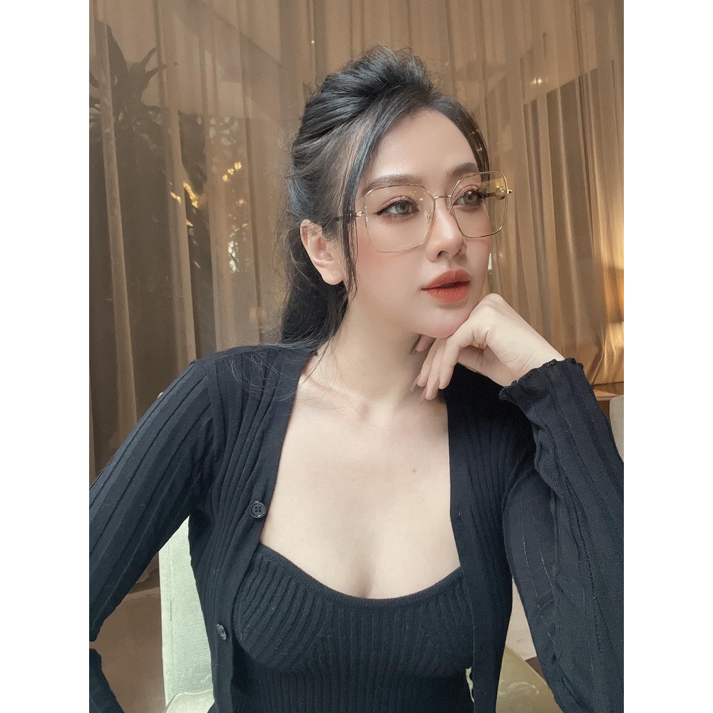 Gọng kính cận chính hãng Versace- Lens 59-15-140