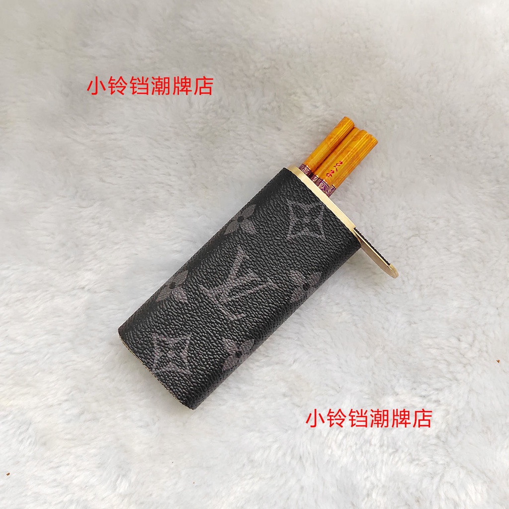 Hộp Đựng Thuốc Lá Bằng Đồng Nguyên Chất Cao Cấp Phong Cách Trung Cổ Kèm 20 Que