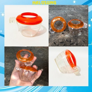 Cóng chim chào mào Halosung cóng chim khuyên cóng nhựa Phụ kiện lồng chim PK21
