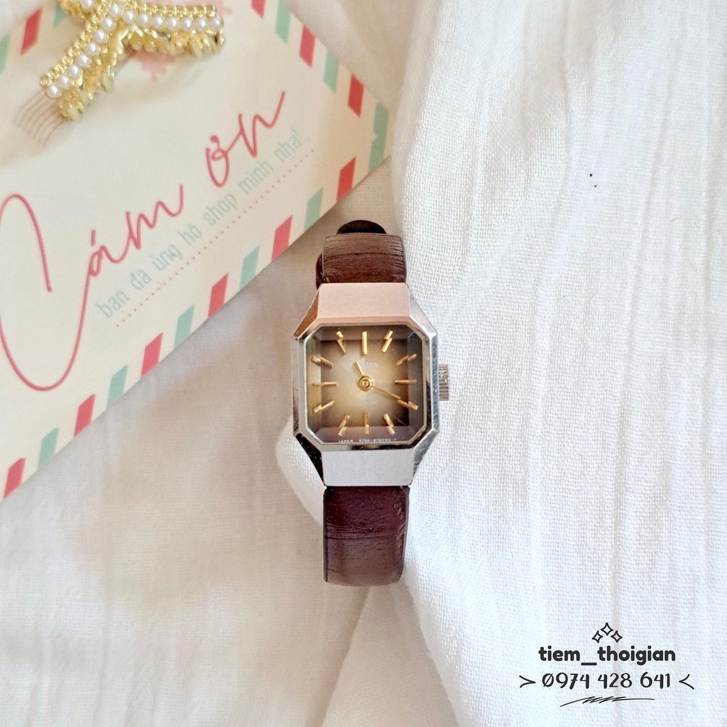 Đồng hồ Si Nhật - Nữ - CITIZEN Special / Lên cót tay / Kiểu vintage xinh xắn