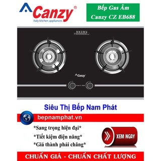 [HÀ NỘI]Bếp gas âm 2 vùng nấu Canzy CZ EB688