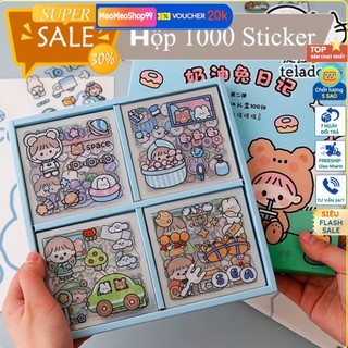 Tấm sticker hình dán 3D siêu cute đáng yêu nhiều hình