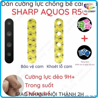 Dán cường lực camera SHARP AQUOS R5G chất liệu nano dẻo chống bể kính