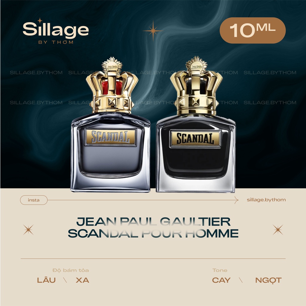 JPG SCANDAL POUR HOMME EDT LE PARFUM | Mẫu thử nước hoa nam