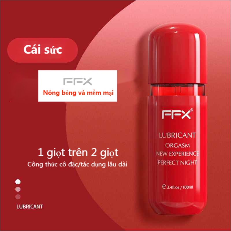 Gell bôi trơn nữ hỗ trợ khô hạn gel bôi nước kéo dài ướt  bôi trơn  êm ái  100ML