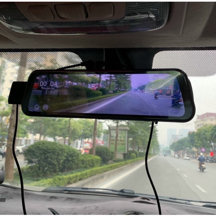 Camera hành trình ô tô X10 Full HD 1080p có kết nối điện thoại, gương chiếu hậu trước và sau, quay đêm sắc nét - XETABON | BigBuy360 - bigbuy360.vn