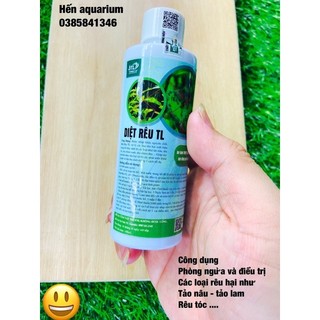 Diệt rêu TL 100ml( diệt mọi loại rêu hại, tảo hại cho hồ cá, hồ thuỷ sinh ) chai 100ml