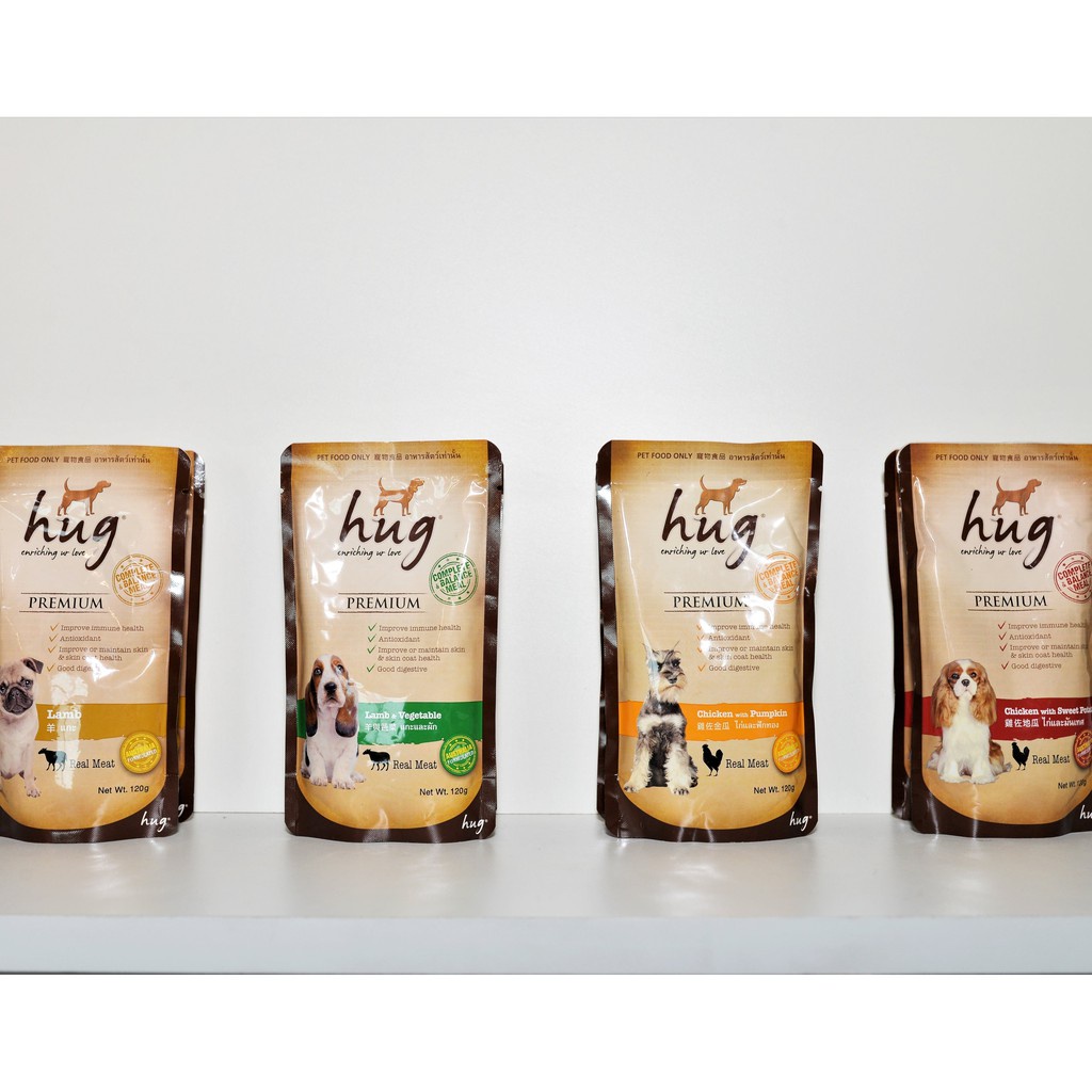 Pate Hug cho chó 4 vị - 80g