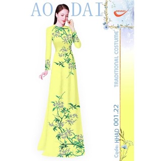 Vải áo dài Hoàng Yến,1 bộ lụa nhật