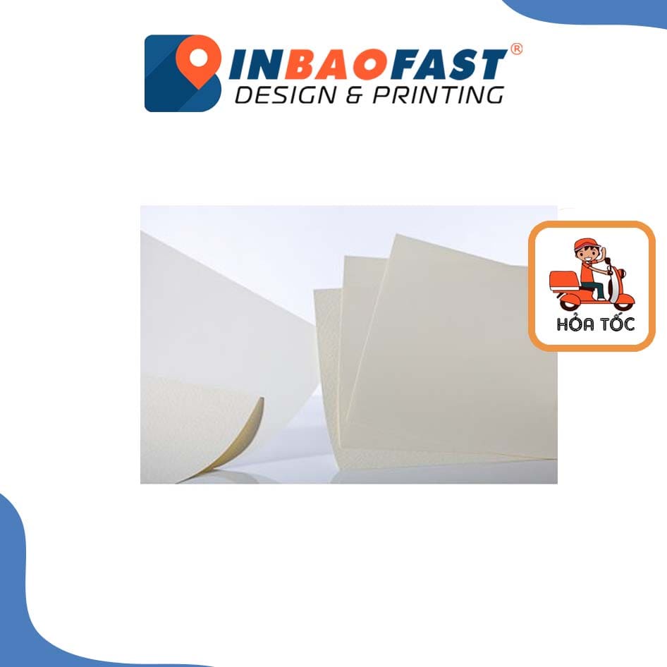 100 tờ Giấy INVORY ,ĐL 250 GSM khổ A4 kt 29,7x21cm làm bìa, hộp quà