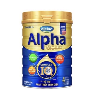 Sữa bột Dielac Alpha Gold 4 lon 850g - Hỗ trợ phát triển não bộ, chiều cao, tăng sức đề kháng