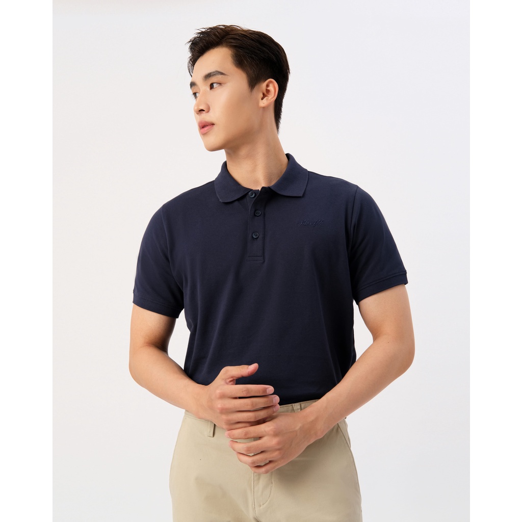 Áo thun Polo nam phối ngang MENFIT 2208015 vải cá sấu Cotton cao cấp, chuẩn form, trẻ trung, nổi bật