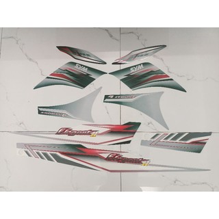 Bộ tem SYM Elegant màu xanh nhớt new