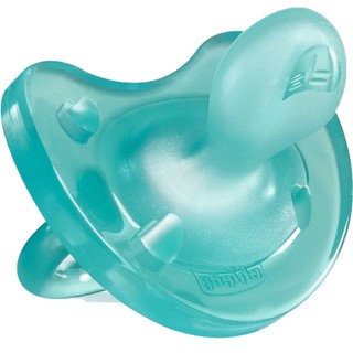 Ti ngậm Chicco Silicon Physio Soft xanh