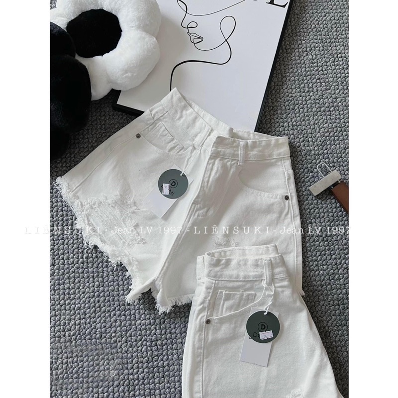 Quần sóc quốc dân / Ảnh thật chất jean k co giãn
