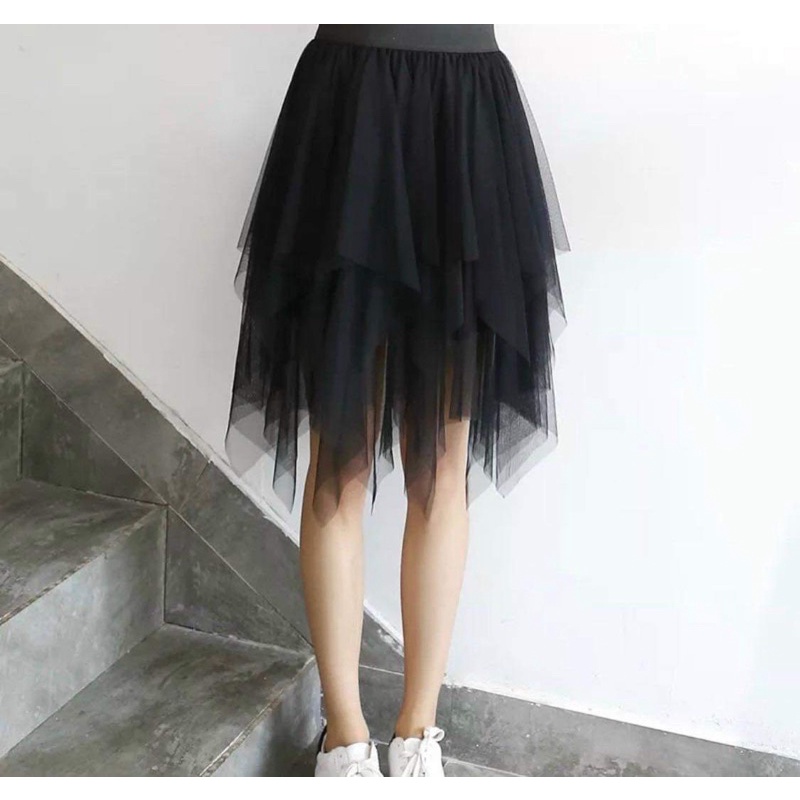 Chân váy lưới tầng Lyihome form chuẩn đẹp, đủ màu phối đồ cực xinh