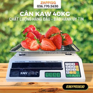 Cân tính tiền tự động, cân điện tử tính tiền 2 mặt kaw k450- 40kg dễ sử dụng