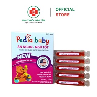 Siro Pediababy hỗ trợ tiêu hóa cho bé ăn ngon ngủ tốt - Hộp 20 ống