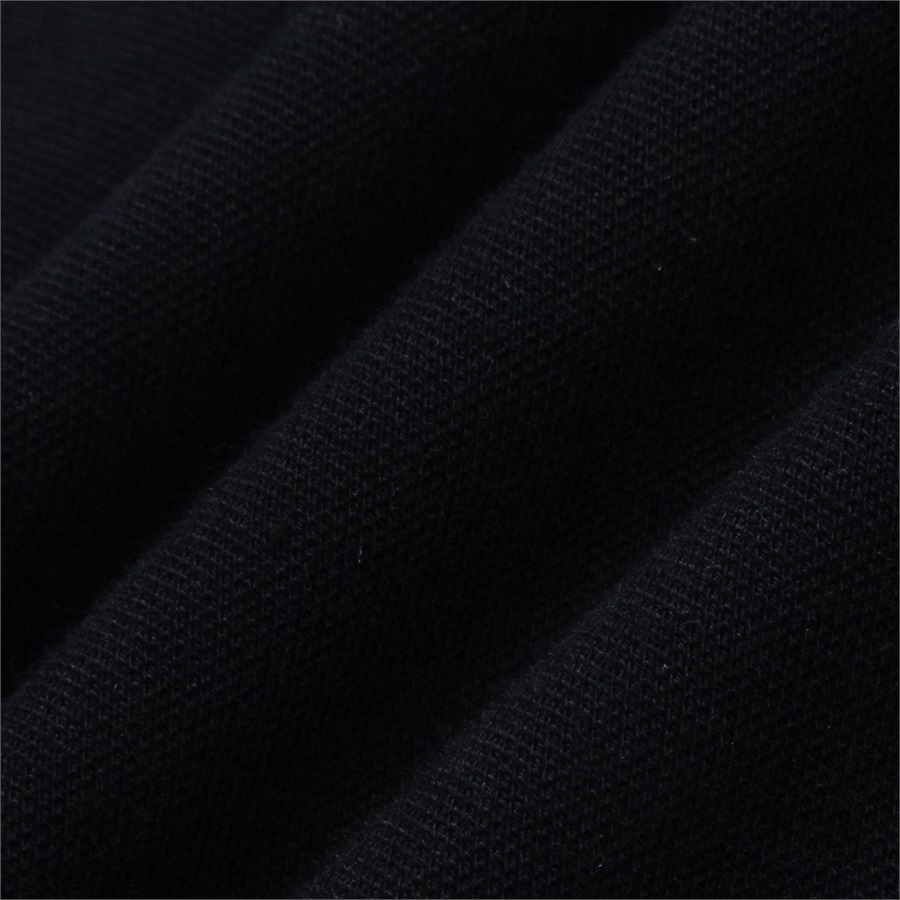 Áo thun polo nam Aristino APS014S3 ngắn tay cổ bẻ dáng suông vừa màu đen 1 kẻ jacquard vải cotton cao cấp